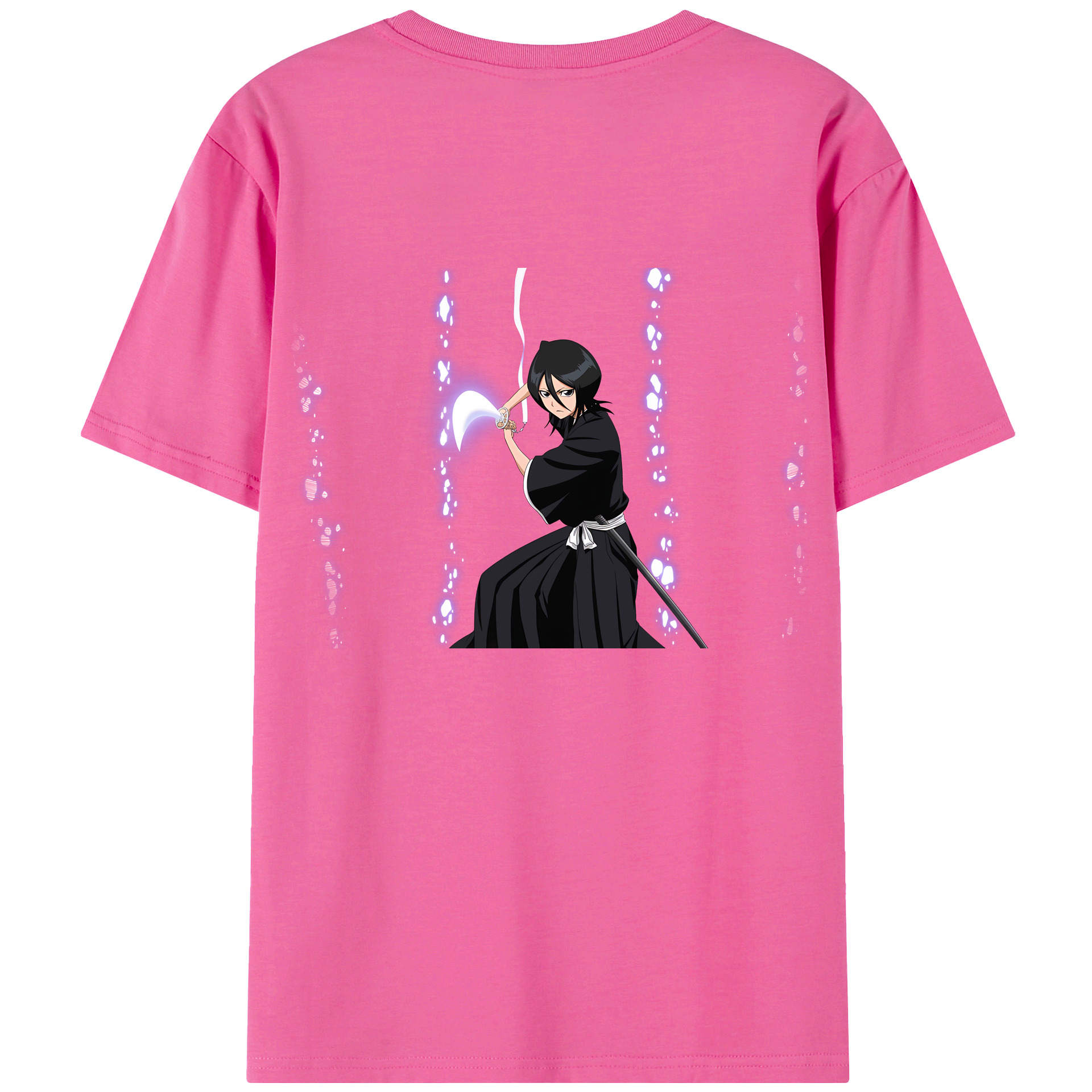 （画像用） ブリーチ 朽木ルキア BLEACH Kuchiki Rukia レディース半袖Tシャツ(バックプリント)